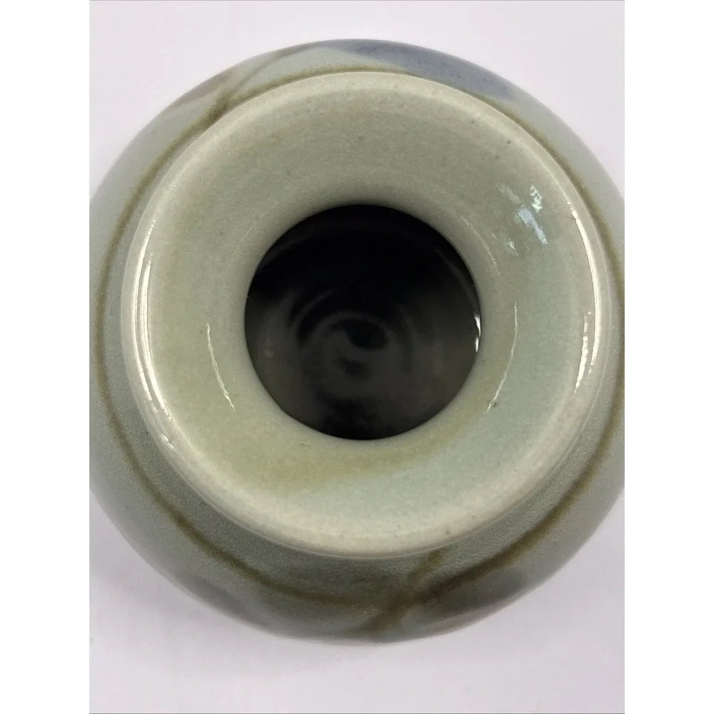 Highland Stoneware Scotland Bud Vase Floral 3.25